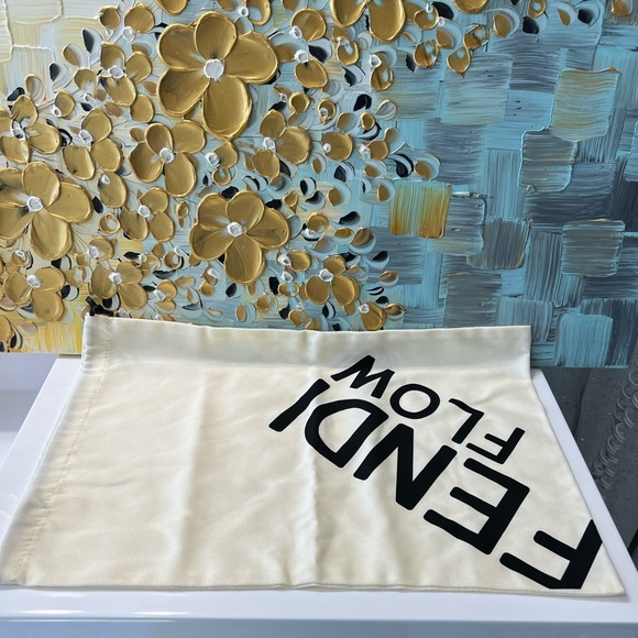 Fendi Flow Dust / Storage Bags Drawstring Pouches - Pair of 2 - Picture 4 of 5